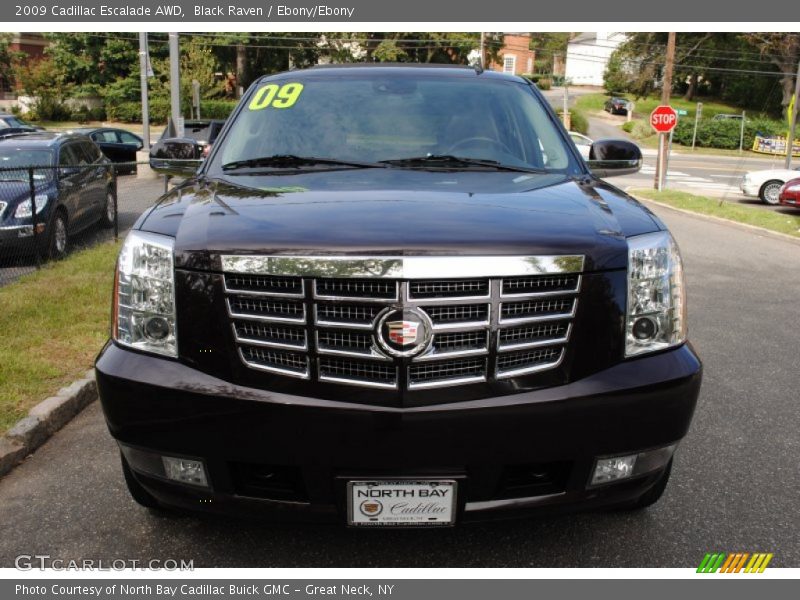 Black Raven / Ebony/Ebony 2009 Cadillac Escalade AWD