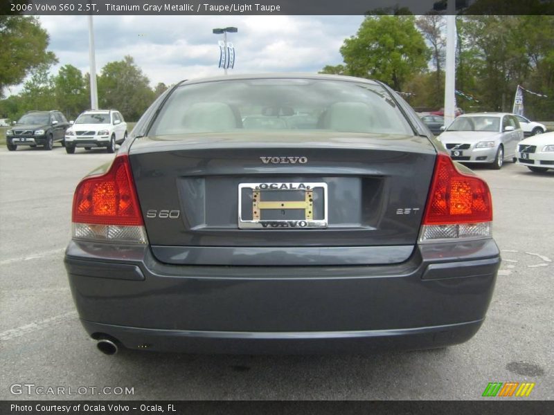 Titanium Gray Metallic / Taupe/Light Taupe 2006 Volvo S60 2.5T