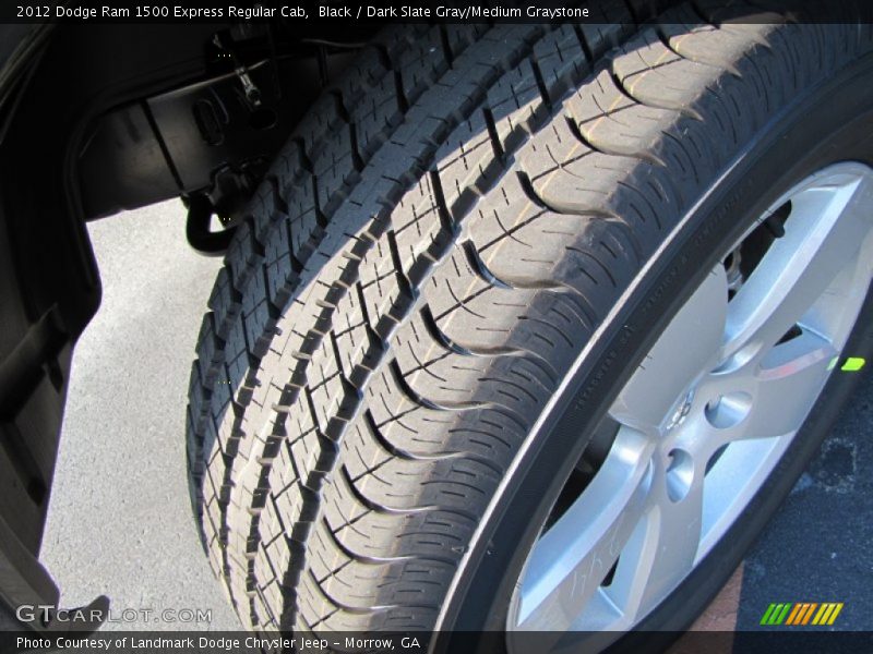 Black / Dark Slate Gray/Medium Graystone 2012 Dodge Ram 1500 Express Regular Cab
