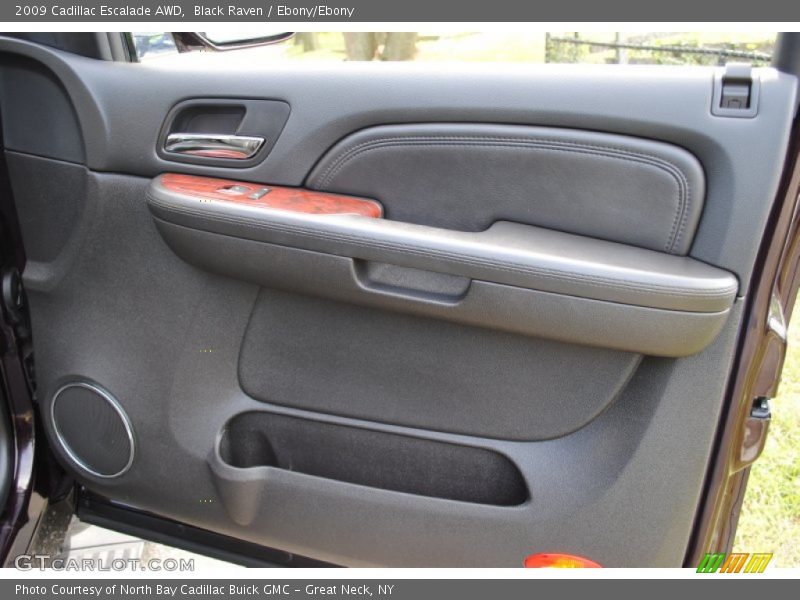 Black Raven / Ebony/Ebony 2009 Cadillac Escalade AWD