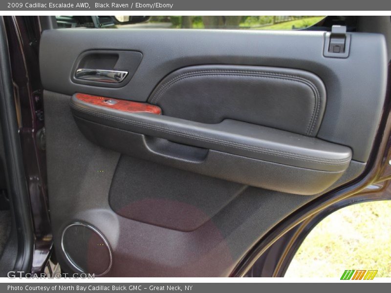 Black Raven / Ebony/Ebony 2009 Cadillac Escalade AWD
