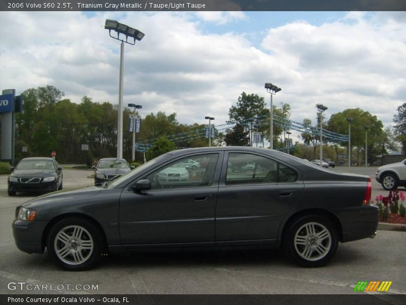 Titanium Gray Metallic / Taupe/Light Taupe 2006 Volvo S60 2.5T