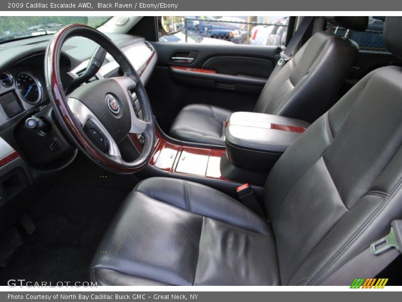Black Raven / Ebony/Ebony 2009 Cadillac Escalade AWD