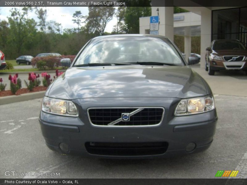 Titanium Gray Metallic / Taupe/Light Taupe 2006 Volvo S60 2.5T