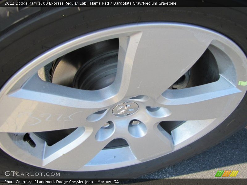 Flame Red / Dark Slate Gray/Medium Graystone 2012 Dodge Ram 1500 Express Regular Cab