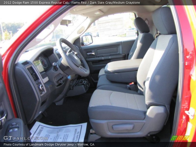 Flame Red / Dark Slate Gray/Medium Graystone 2012 Dodge Ram 1500 Express Regular Cab