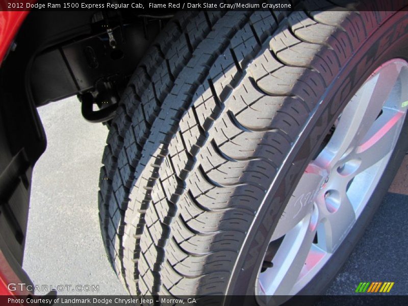 Flame Red / Dark Slate Gray/Medium Graystone 2012 Dodge Ram 1500 Express Regular Cab