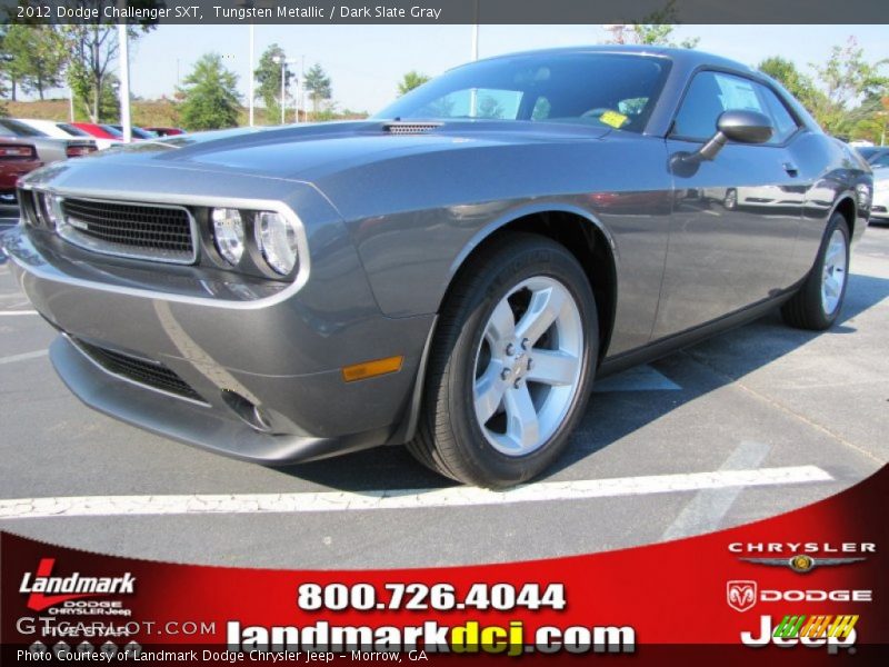 Tungsten Metallic / Dark Slate Gray 2012 Dodge Challenger SXT