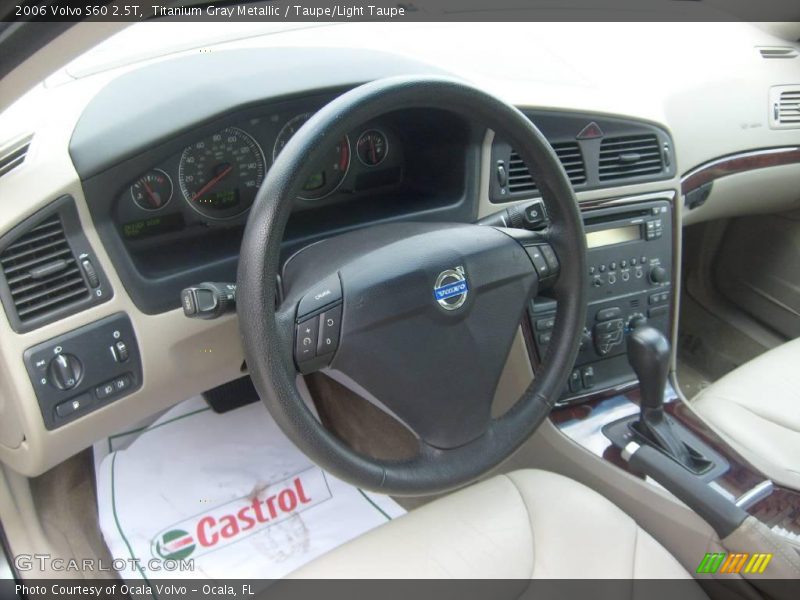 Titanium Gray Metallic / Taupe/Light Taupe 2006 Volvo S60 2.5T