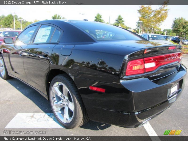 Pitch Black / Black 2012 Dodge Charger R/T