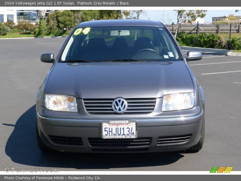 Platinum Grey Metallic / Black 2004 Volkswagen Jetta GLS 1.8T Sedan