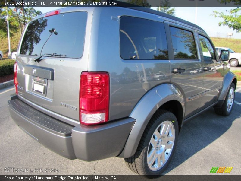 Mineral Gray Metallic / Dark Slate Gray 2011 Dodge Nitro Heat