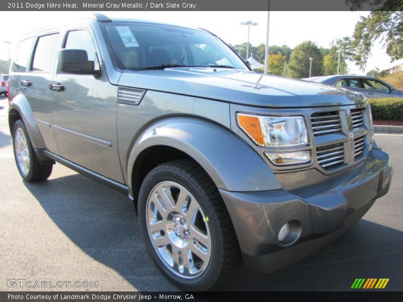 Mineral Gray Metallic / Dark Slate Gray 2011 Dodge Nitro Heat