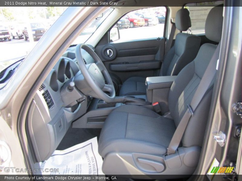 Mineral Gray Metallic / Dark Slate Gray 2011 Dodge Nitro Heat