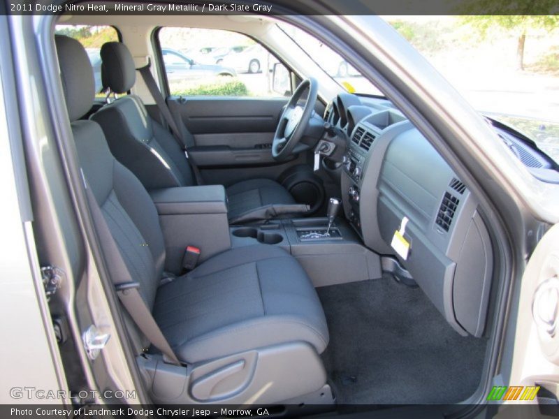 Mineral Gray Metallic / Dark Slate Gray 2011 Dodge Nitro Heat