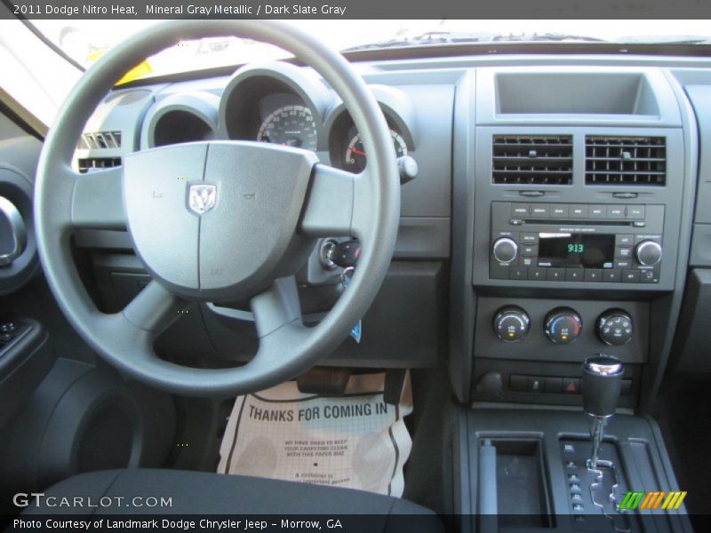 Mineral Gray Metallic / Dark Slate Gray 2011 Dodge Nitro Heat