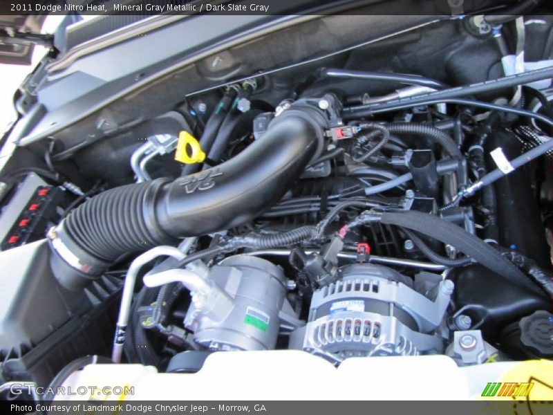 Mineral Gray Metallic / Dark Slate Gray 2011 Dodge Nitro Heat