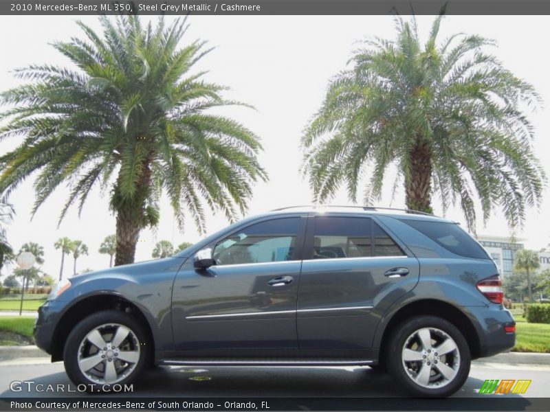 Steel Grey Metallic / Cashmere 2010 Mercedes-Benz ML 350