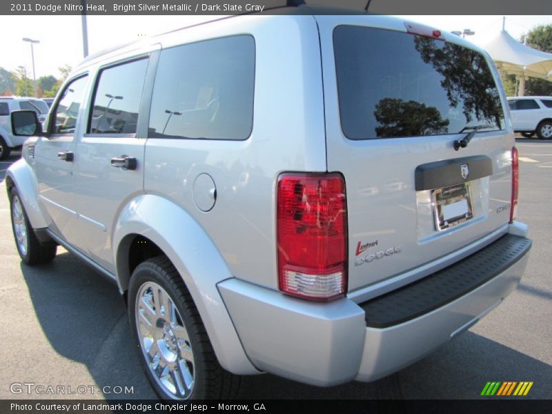Bright Silver Metallic / Dark Slate Gray 2011 Dodge Nitro Heat