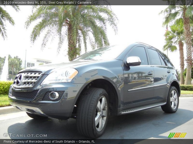Steel Grey Metallic / Cashmere 2010 Mercedes-Benz ML 350