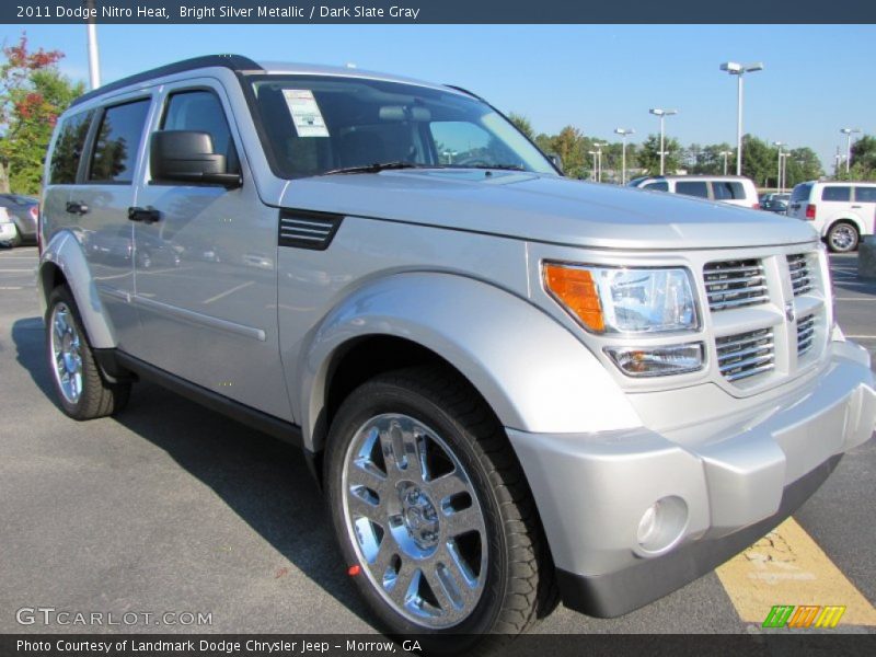 Bright Silver Metallic / Dark Slate Gray 2011 Dodge Nitro Heat