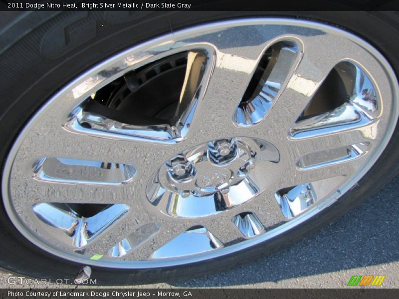Bright Silver Metallic / Dark Slate Gray 2011 Dodge Nitro Heat