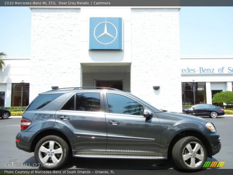 Steel Grey Metallic / Cashmere 2010 Mercedes-Benz ML 350