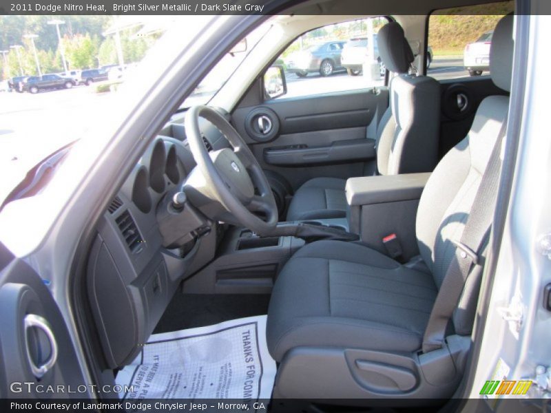 Bright Silver Metallic / Dark Slate Gray 2011 Dodge Nitro Heat