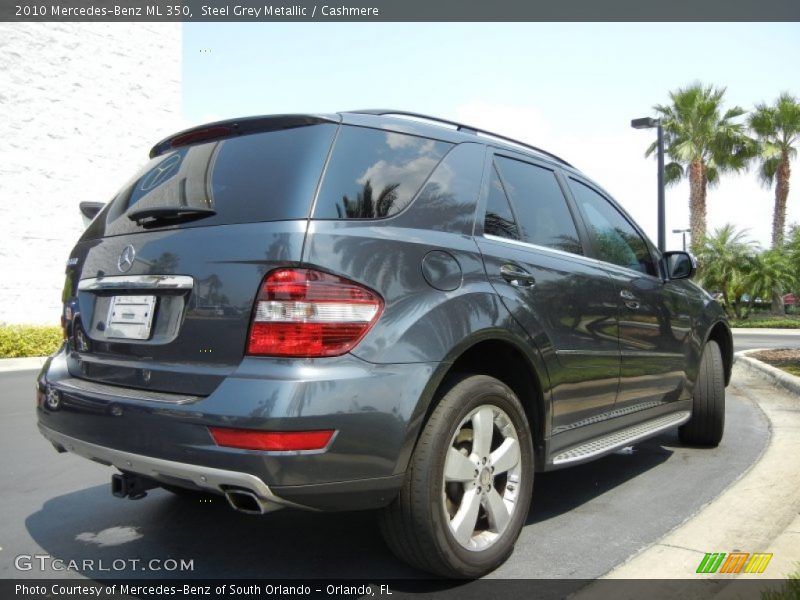 Steel Grey Metallic / Cashmere 2010 Mercedes-Benz ML 350