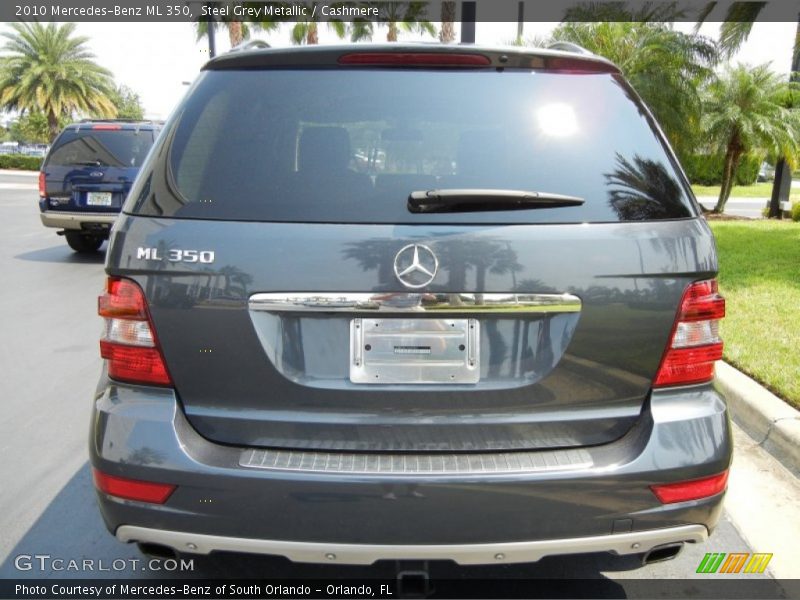 Steel Grey Metallic / Cashmere 2010 Mercedes-Benz ML 350