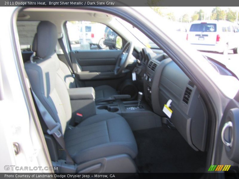 Bright Silver Metallic / Dark Slate Gray 2011 Dodge Nitro Heat