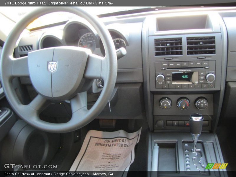 Bright Silver Metallic / Dark Slate Gray 2011 Dodge Nitro Heat