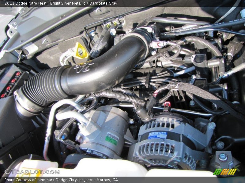 Bright Silver Metallic / Dark Slate Gray 2011 Dodge Nitro Heat
