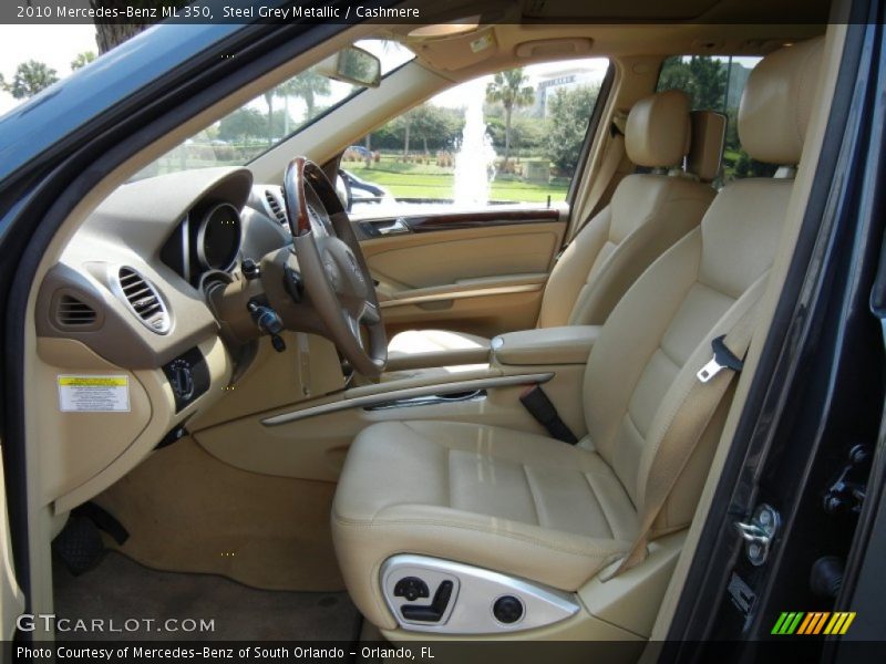 Steel Grey Metallic / Cashmere 2010 Mercedes-Benz ML 350