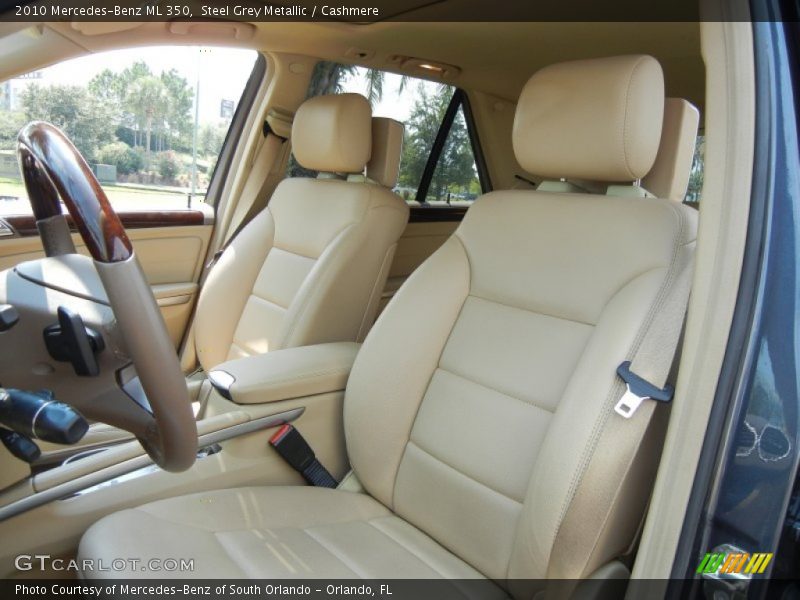 Steel Grey Metallic / Cashmere 2010 Mercedes-Benz ML 350
