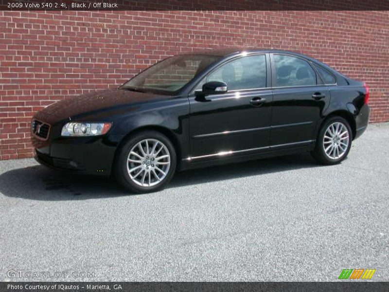 Black / Off Black 2009 Volvo S40 2.4i