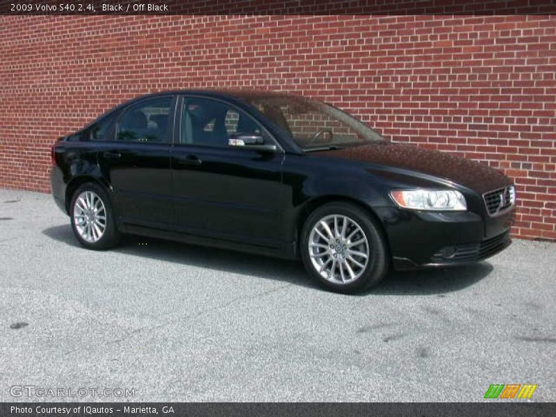 Black / Off Black 2009 Volvo S40 2.4i
