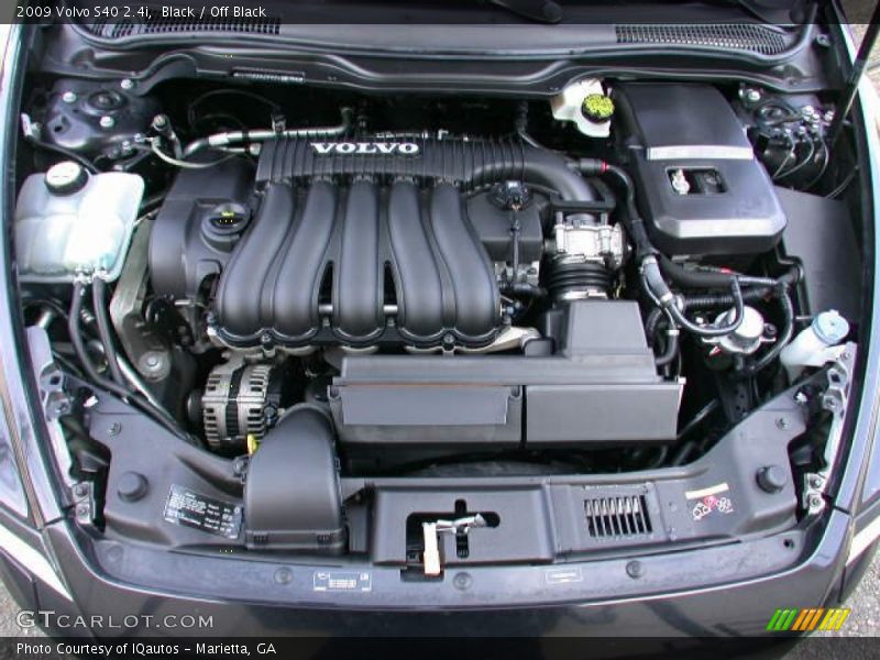 Black / Off Black 2009 Volvo S40 2.4i