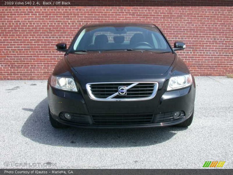Black / Off Black 2009 Volvo S40 2.4i