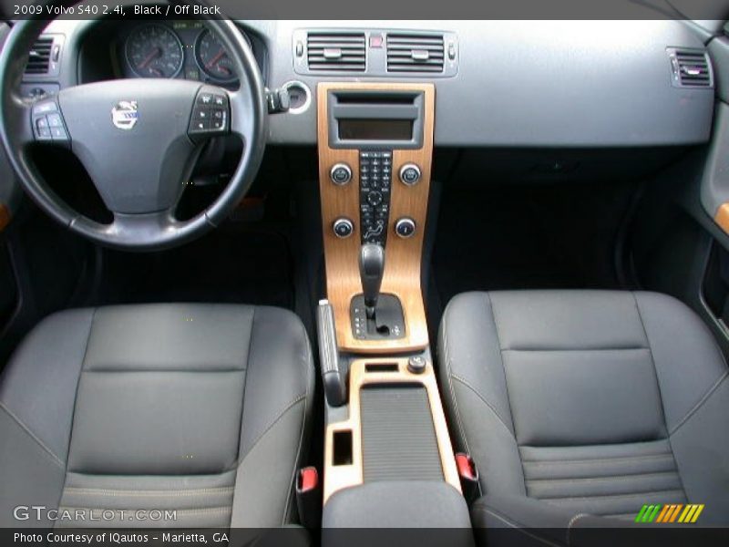 Black / Off Black 2009 Volvo S40 2.4i