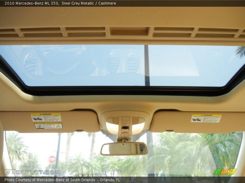 Steel Grey Metallic / Cashmere 2010 Mercedes-Benz ML 350