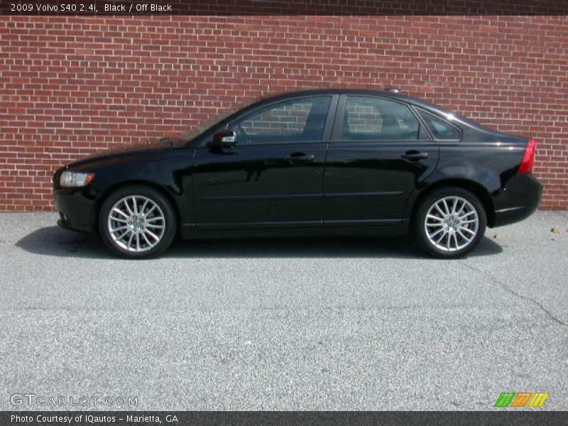 Black / Off Black 2009 Volvo S40 2.4i