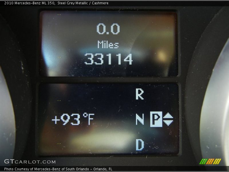Steel Grey Metallic / Cashmere 2010 Mercedes-Benz ML 350