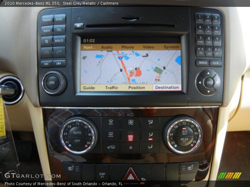 Steel Grey Metallic / Cashmere 2010 Mercedes-Benz ML 350