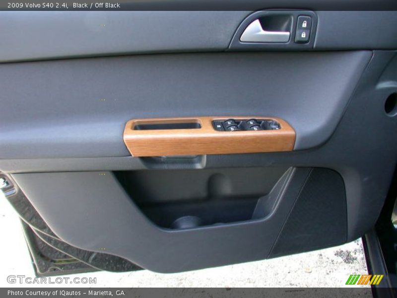 Black / Off Black 2009 Volvo S40 2.4i