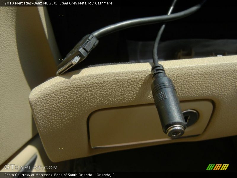 Steel Grey Metallic / Cashmere 2010 Mercedes-Benz ML 350