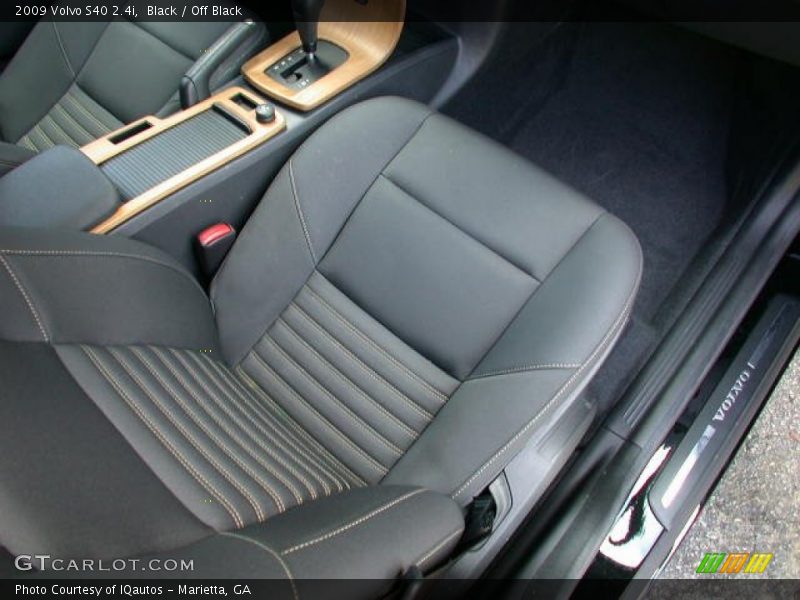 Black / Off Black 2009 Volvo S40 2.4i