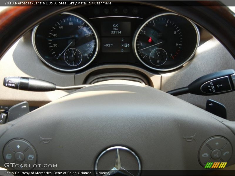 Steel Grey Metallic / Cashmere 2010 Mercedes-Benz ML 350