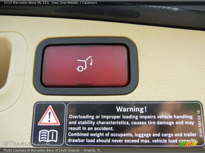 Steel Grey Metallic / Cashmere 2010 Mercedes-Benz ML 350