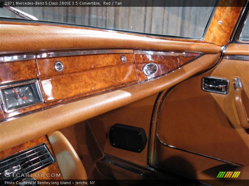 Red / Tan 1971 Mercedes-Benz S Class 280SE 3.5 Convertible